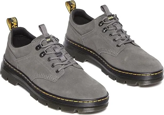 Dr. Martens Reeder Suede Shoes Gunmetal : UK 3 (US Men's 4 - Women's 5) Medium