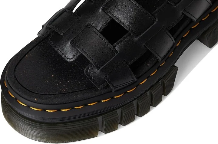 Dr. Martens Ricki Gladiator Women's Shoes Black Nappa Lux : UK 4 (US Women's 6) M, Leather - Image 7