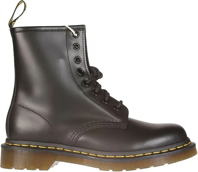 Dr. Martens Round-Toe Lace-Up Ankle Boots