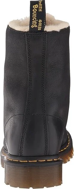 Dr. Martens Serena 8-Eye Boot Women's Lace-up Boots Black Burnished Wyoming : UK 3 (US Women's 5) M, Leather - Image 5
