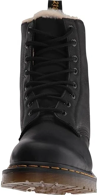Dr. Martens Serena 8-Eye Boot Women's Lace-up Boots Black Burnished Wyoming : UK 3 (US Women's 5) M, Leather - Image 6