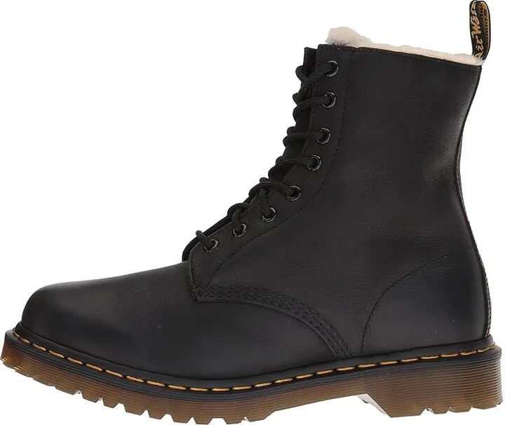 Dr. Martens Serena 8-Eye Boot Women's Lace-up Boots Black Burnished Wyoming : UK 3 (US Women's 5) M, Leather - Image 7