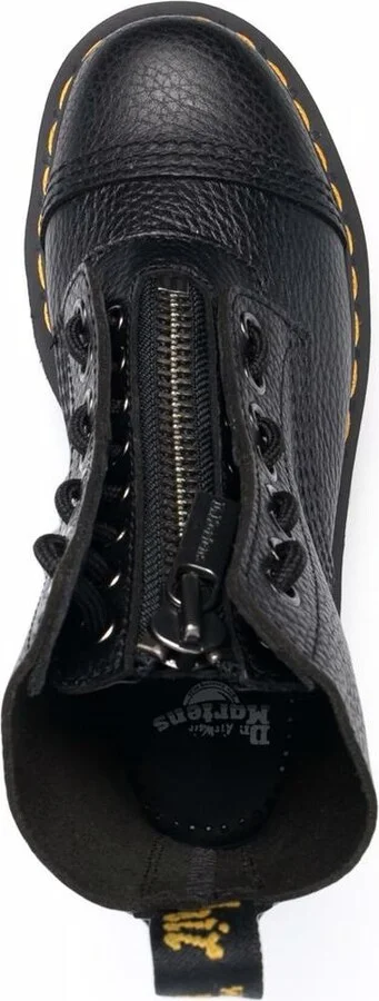 Dr. Martens 'Sinclair' Black Leather Lace-Up Boots - Image 2