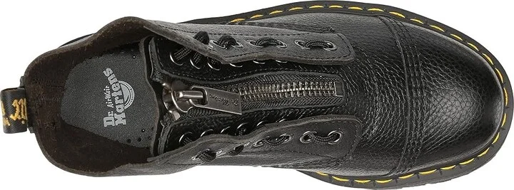 Dr. Martens Sinclair Milled Nappa Leather Platform Boots Women's Shoes Black Milled Nappa : UK 3 (US Women's 5) M - Image 3