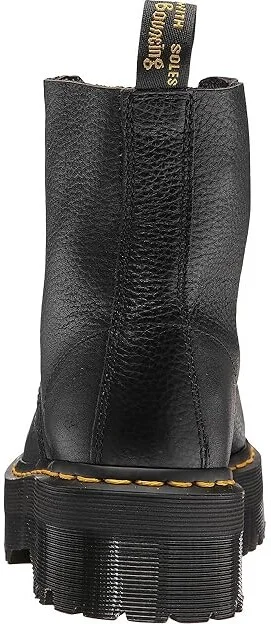 Dr. Martens Sinclair Milled Nappa Leather Platform Boots Women's Shoes Black Milled Nappa : UK 3 (US Women's 5) M - Image 5