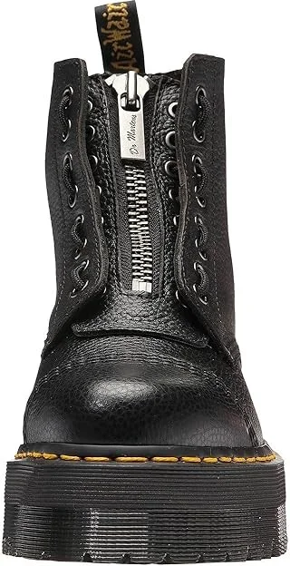 Dr. Martens Sinclair Milled Nappa Leather Platform Boots Women's Shoes Black Milled Nappa : UK 3 (US Women's 5) M - Image 6