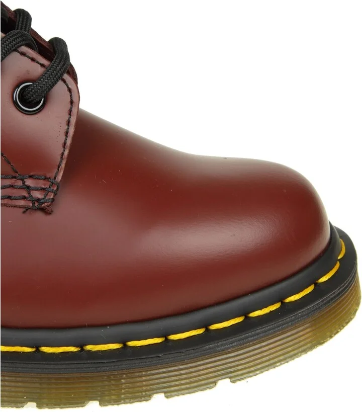 Dr.martens Smooth Boots In Cherry Color Leather - Image 5