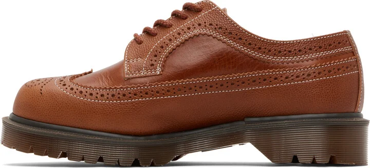 Dr. Martens Tan 3989 Brogue Derbys - Image 3