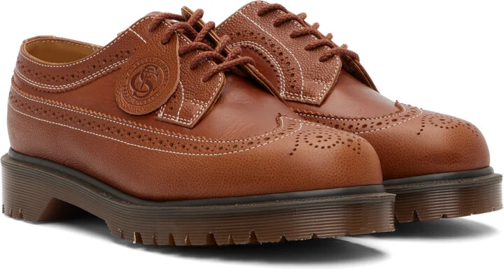 Dr. Martens Tan 3989 Brogue Derbys - Image 4