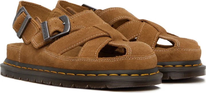 Dr. Martens Tan Archive Fisherman Suede Sandals - Image 4