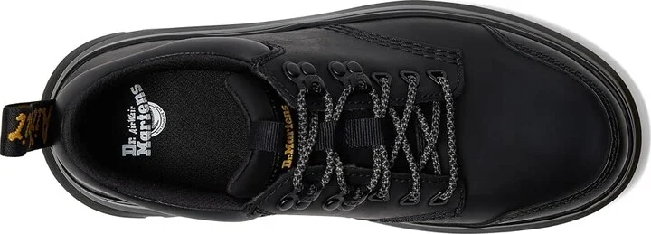Dr. Martens Tarik Lo Leather Shoes Black : UK 3 (US Men's 4 - Women's 5) Medium - Image 2