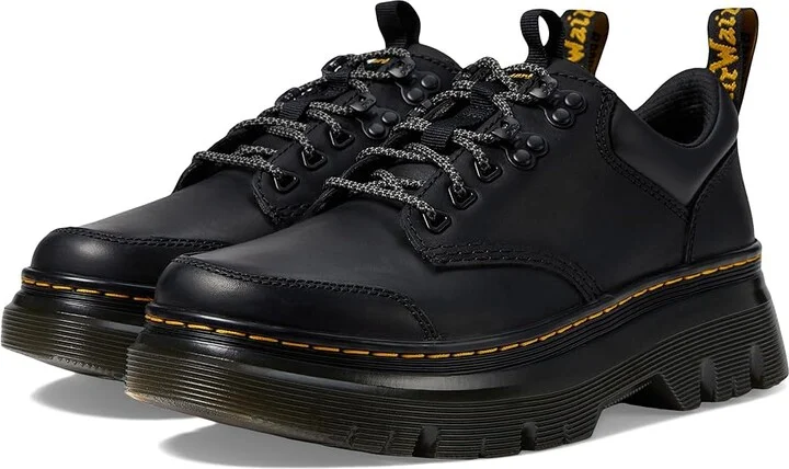 Dr. Martens Tarik Lo Leather Shoes Black : UK 3 (US Men's 4 - Women's 5) Medium