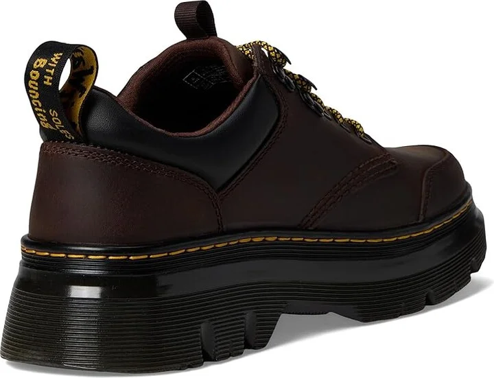 Dr. Martens Tarik Lo Leather Shoes Dark Brown Crazy Horse : UK 9 (US Men's 10 - US Women's 11) Medium - Image 4