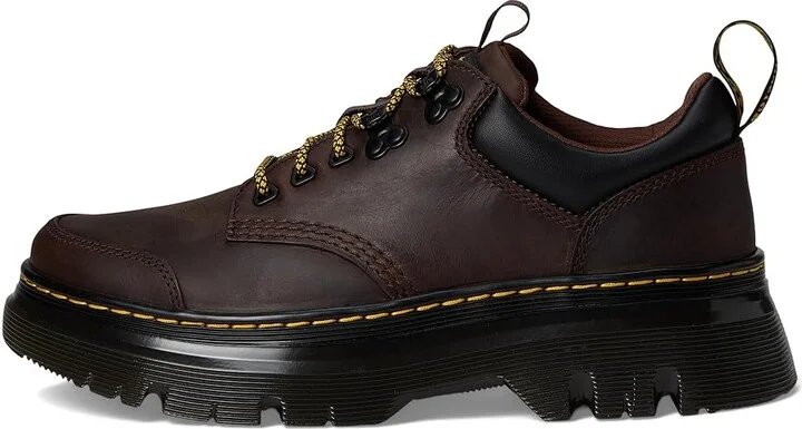 Dr. Martens Tarik Lo Leather Shoes Dark Brown Crazy Horse : UK 9 (US Men's 10 - US Women's 11) Medium - Image 6