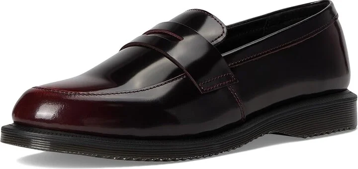Dr. Martens Temara Women's Flat Shoes Cherry Red : UK 6 (US Women's 8) M, Leather - Image 5