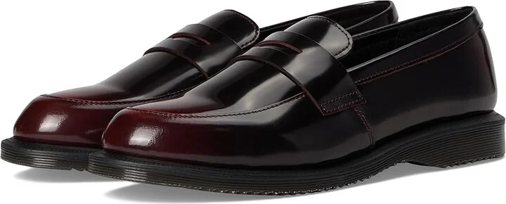 Dr. Martens Temara Women's Flat Shoes Cherry Red : UK 6 (US Women's 8) M, Leather