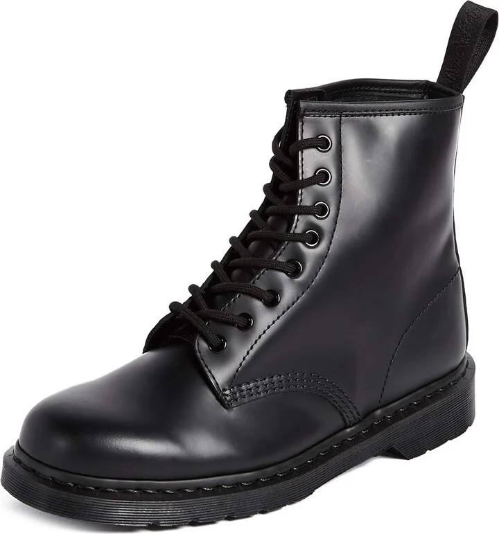 Dr. Martens Unisex 1460 Mono Smooth Leather 8 Eye Boot