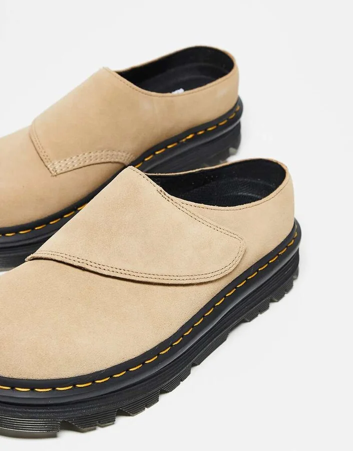 Dr Martens Unisex ZebZag Anywair Mules in Savannah Tan - Image 3