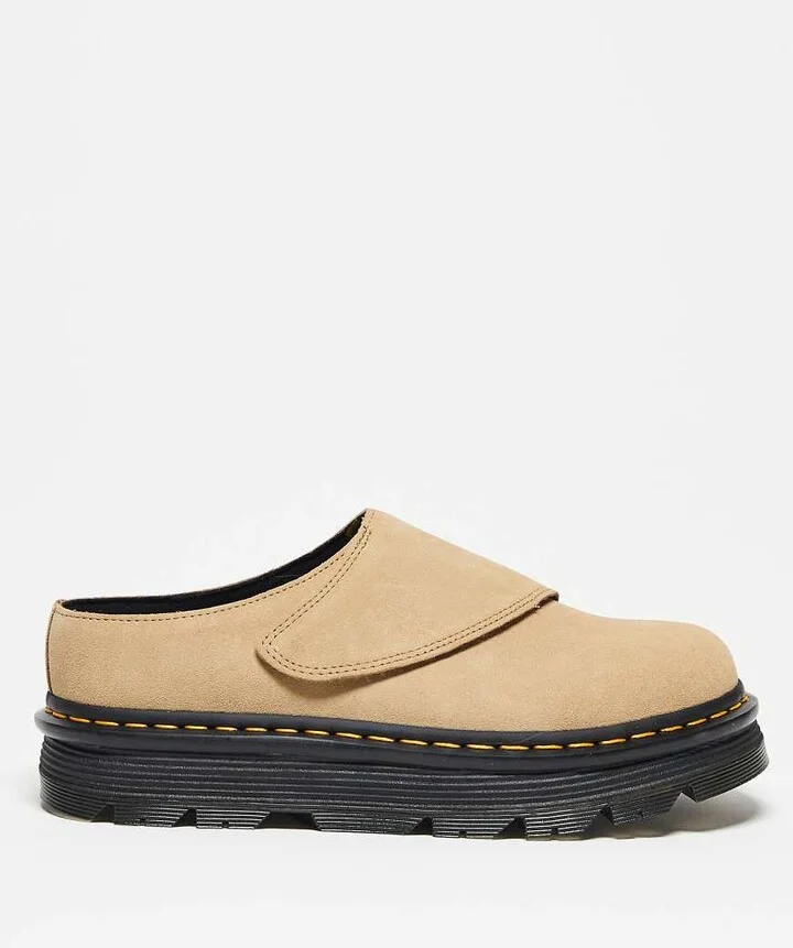 Dr Martens Unisex ZebZag Anywair Mules in Savannah Tan