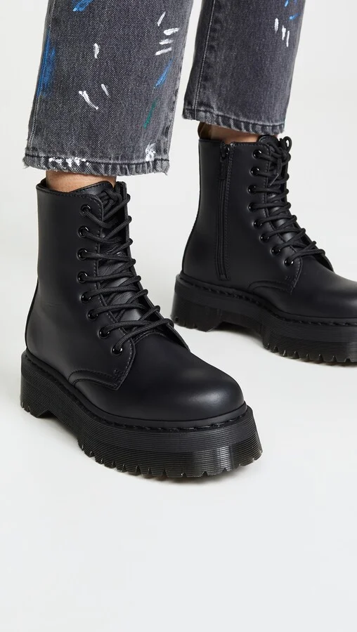 Dr. Martens V Jadon II Mono 8 Eye Boot - Image 3