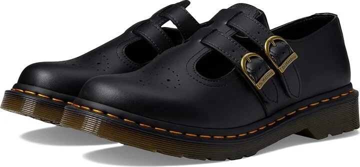 Dr. Martens Vegan 8065 Women's Shoes Black : UK 3 (US Women's 5) M, Synthetic