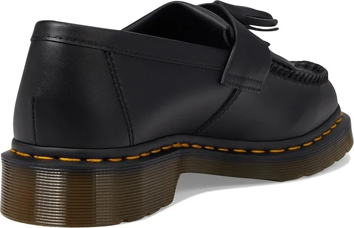 Dr. Martens Vegan Adrian Shoes Black : UK 3 (US Men's 4 - Women's 5) Medium, Synthetic - Image 4