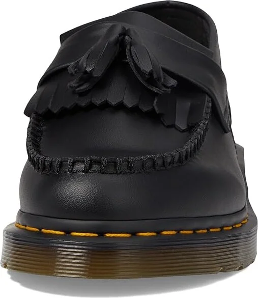 Dr. Martens Vegan Adrian Shoes Black : UK 3 (US Men's 4 - Women's 5) Medium, Synthetic - Image 5