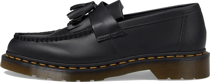 Dr. Martens Vegan Adrian Shoes Black : UK 3 (US Men's 4 - Women's 5) Medium, Synthetic - Image 6