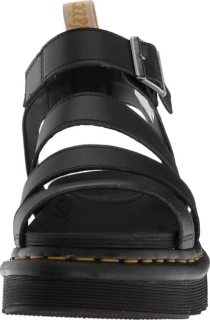 Dr. Martens Vegan Blaire Women's Sandals Black Felix Rub Off/Black Soft PU : UK 3 (US Women's 5) M, Synthetic - Image 6
