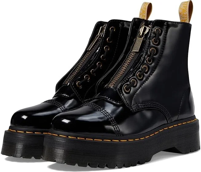 Dr. Martens Vegan Sinclair Women's Shoes Black : UK 3 (US Women's 5) M, Synthetic