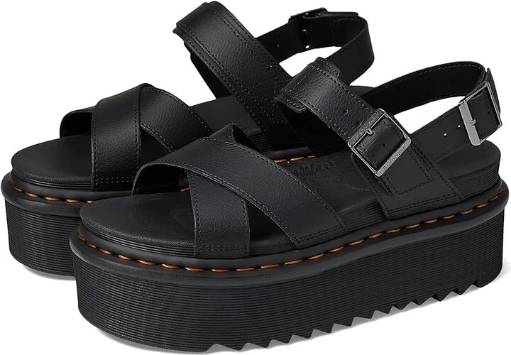 Dr. Martens Voss II Quad Women's Shoes Black : UK 7 (US Women's 9) M, Leather