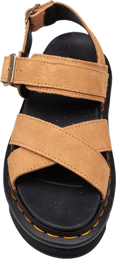 Dr.martens Voss Ii Tan Suede Sandal Color Tan - Image 2