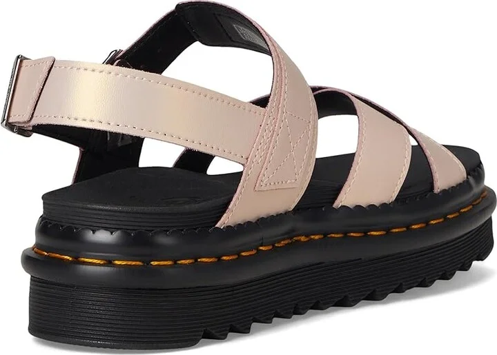 Dr. Martens Voss II Women's Shoes Powder Pink Gold Shift : UK 6 (US Women's 8) M, Leather - Image 4