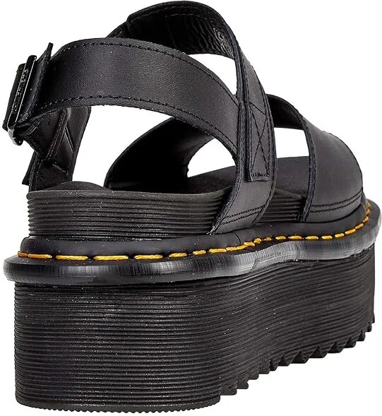 Dr. Martens Voss Quad Women's Shoes Black : UK 8 (US Women's 10) M, Leather - Image 4