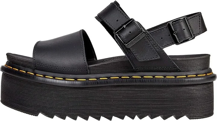 Dr. Martens Voss Quad Women's Shoes Black : UK 8 (US Women's 10) M, Leather - Image 6
