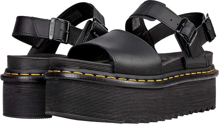 Dr. Martens Voss Quad Women's Shoes Black : UK 8 (US Women's 10) M, Leather