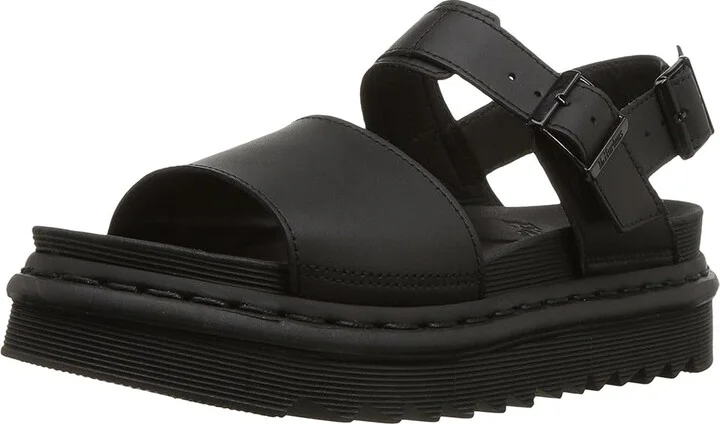 Dr. Martens Voss Women's Sandals Black Hydro Leather : UK 4 (US Women's 6) M - Image 2