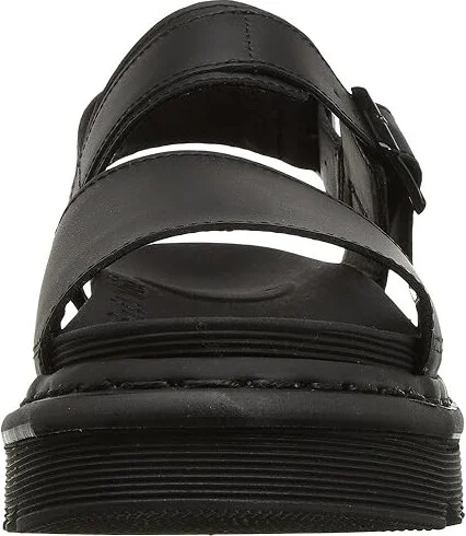 Dr. Martens Voss Women's Sandals Black Hydro Leather : UK 4 (US Women's 6) M - Image 6