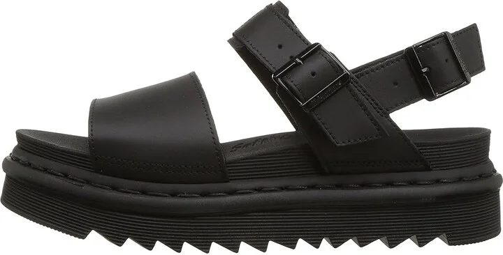 Dr. Martens Voss Women's Sandals Black Hydro Leather : UK 4 (US Women's 6) M - Image 7