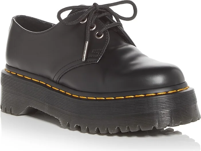 Dr. Martens Women's 1461 Quad Platform Oxfords Loafers