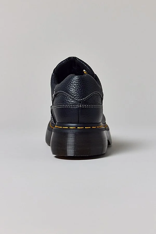 Dr. Martens Women's Buzz 5-Eye Shoe in Black Milled Nappa - Image 4