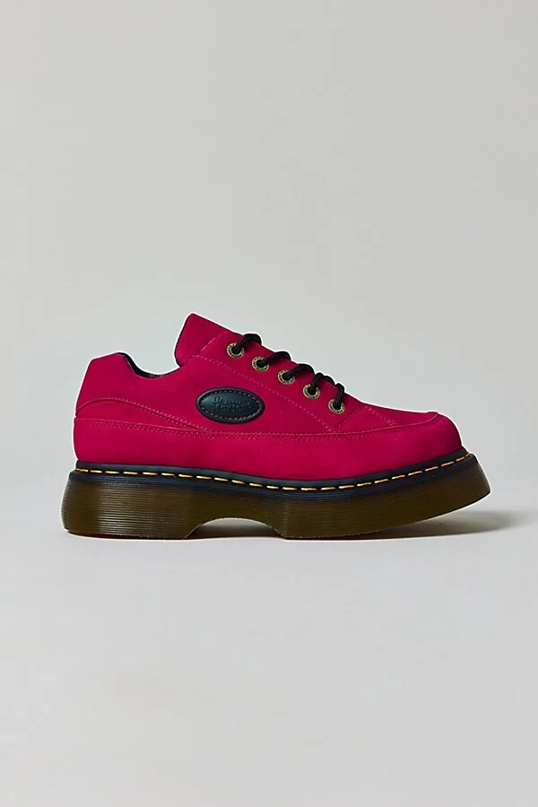 Dr. Martens Women's Buzz 5-Eye Shoe in Black Milled Nappa - Image 6