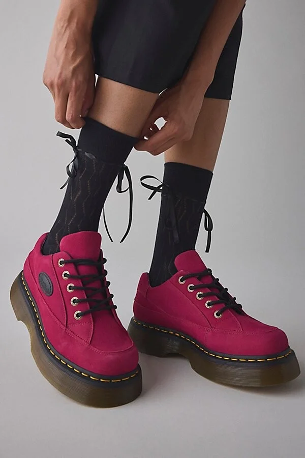 Fuchsia Pink Milled Nubuc