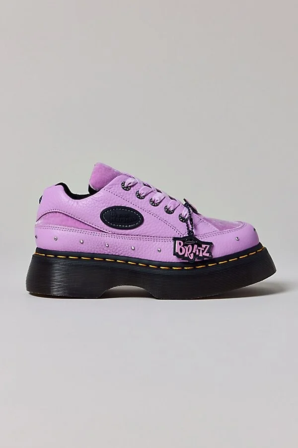 Dr. Martens X Bratz Women's Buzz 5-Eye Leather Shoe in Bratz Purple - Image 2