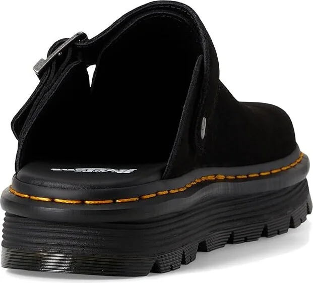 Dr. Martens Zeb Zag Mule Shoes Black E.H Suede : UK 3 (US Men's 4 - Women's 5) Medium - Image 4
