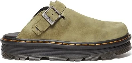 Dr. Martens Zeb Zag Mule Shoes Muted Olive E.H Suede : UK 3 (US Men's 4 - Women's 5) Medium - Image 6