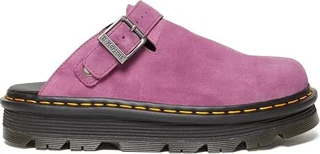 Dr. Martens Zeb Zag Mule Shoes Muted Purple : UK 11 (US Men's 12) Medium, Suede - Image 6