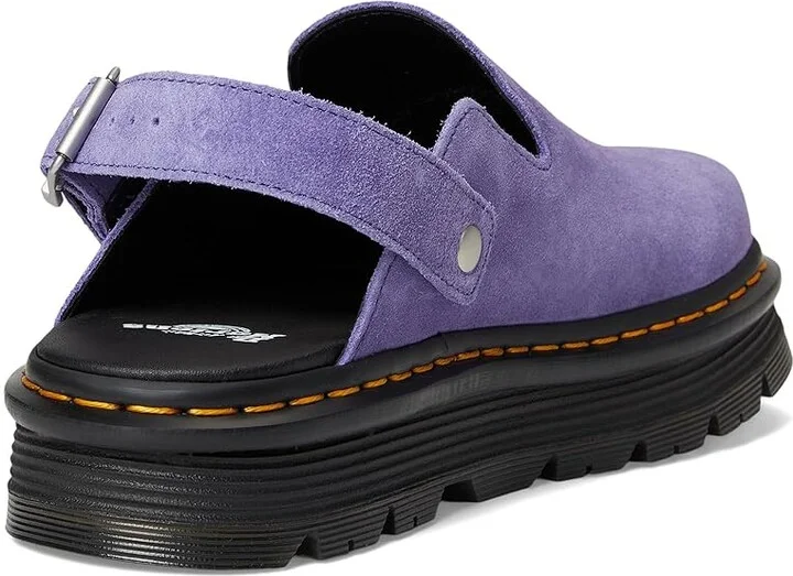 Dr. Martens Zeb Zag Mule Shoes Twilight Purple : UK 8 (US Men's 9 - US Women's 10) Medium, Leather - Image 4