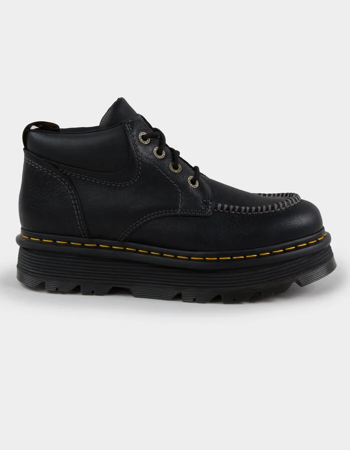 DR. MARTENS Zebzag 4-Eye Mens Leather Boots - Image 2