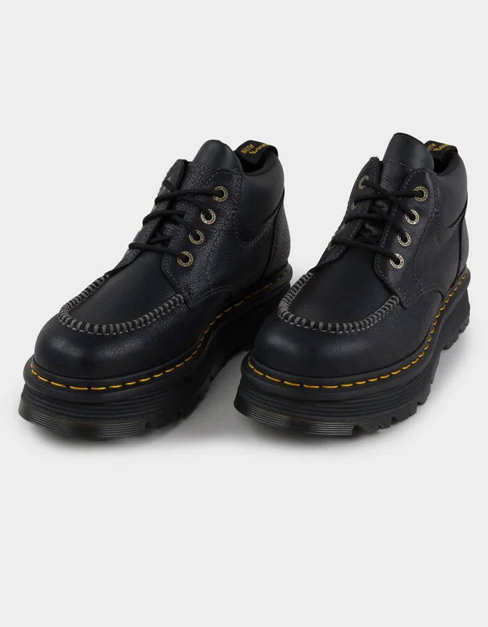 DR. MARTENS Zebzag 4-Eye Mens Leather Boots